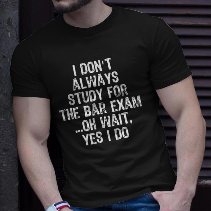 Oh Wait Study For Bar Exam Law School Graduation T-shirt Gifts for Him