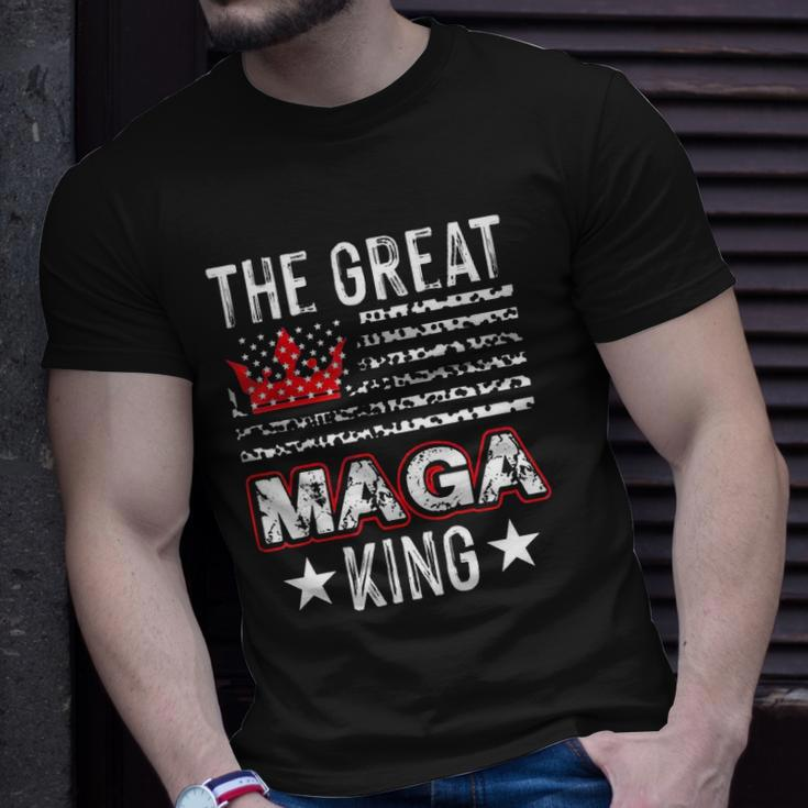 Old The Great Maga King Ultra Maga Retro Us Flag Unisex T-Shirt Gifts for Him
