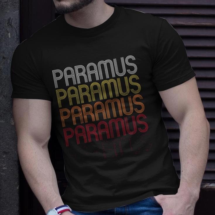 Paramus Nj Vintage Style New Jersey Unisex T-Shirt Gifts for Him