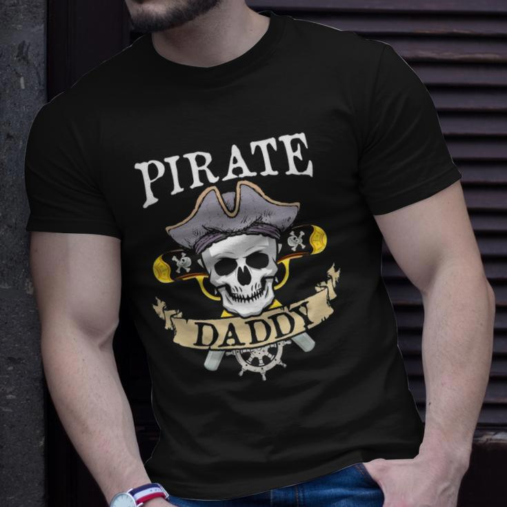 Pirate Daddy Matching Family Dad Unisex T-Shirt Gifts for Him