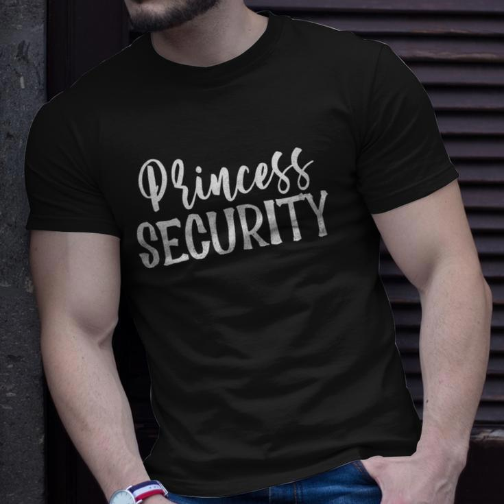 Princess Security Halloween Dad Men Matching Easy Costume Unisex T-Shirt Gifts for Him