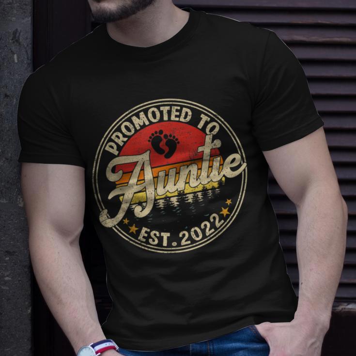 Promoted To Auntie Est 2022 Unisex T-Shirt Gifts for Him