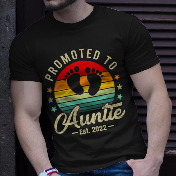 Promoted To Auntie Est 2022 Unisex T-Shirt Gifts for Him