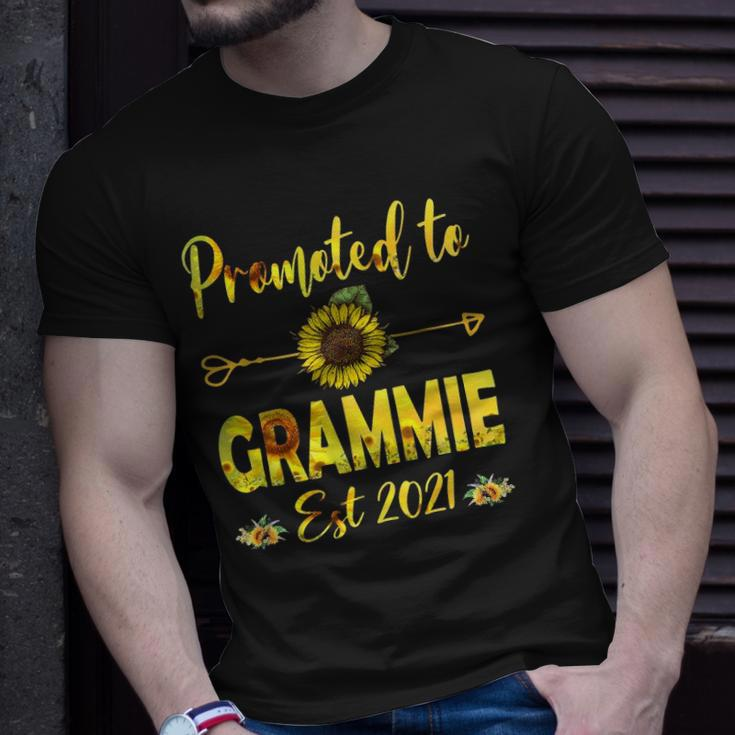 Promoted To Grammie Est 2022 Sunflower Unisex T-Shirt Gifts for Him