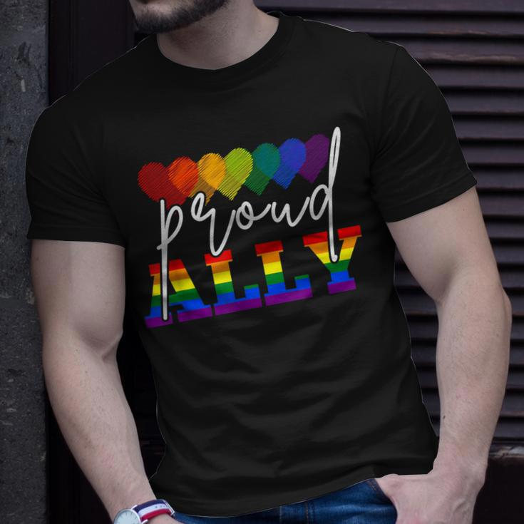 Proud Ally Ill Be There For You Lgbt Unisex T-Shirt Gifts for Him