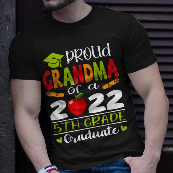 Proud Grandma Of A Class Of 2022 5Th Grade Graduate Unisex T-Shirt Gifts for Him