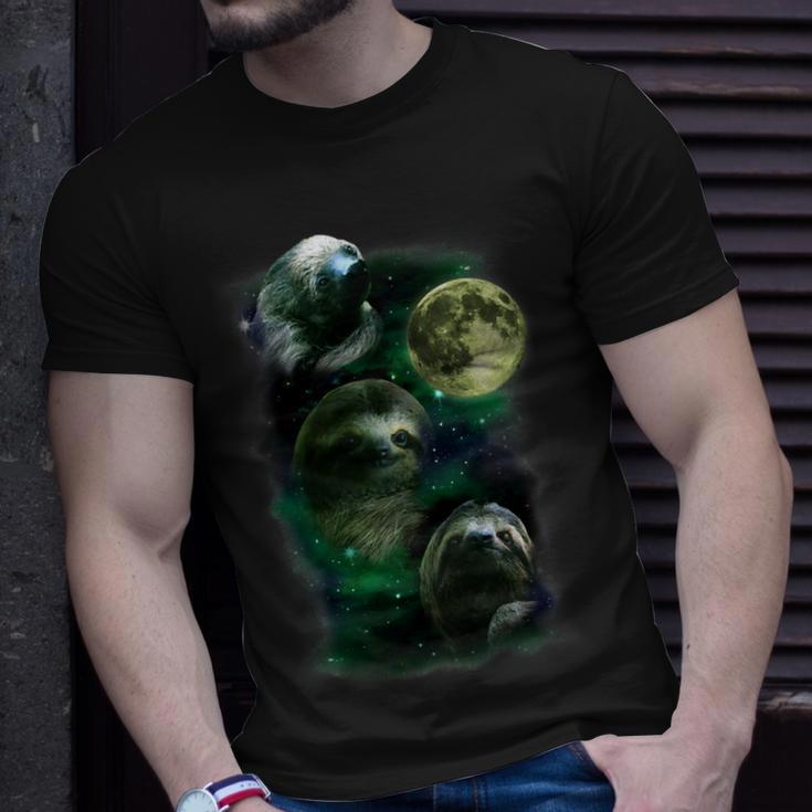 Sloth Moon Funny Parody Nap Sloth Lazy 850 Shirt Unisex T-Shirt Gifts for Him