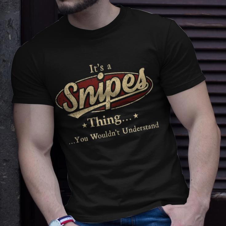 Snipes Shirt Personalized Name GiftsShirt Name Print T Shirts Shirts With Name Snipes Unisex T-Shirt Gifts for Him