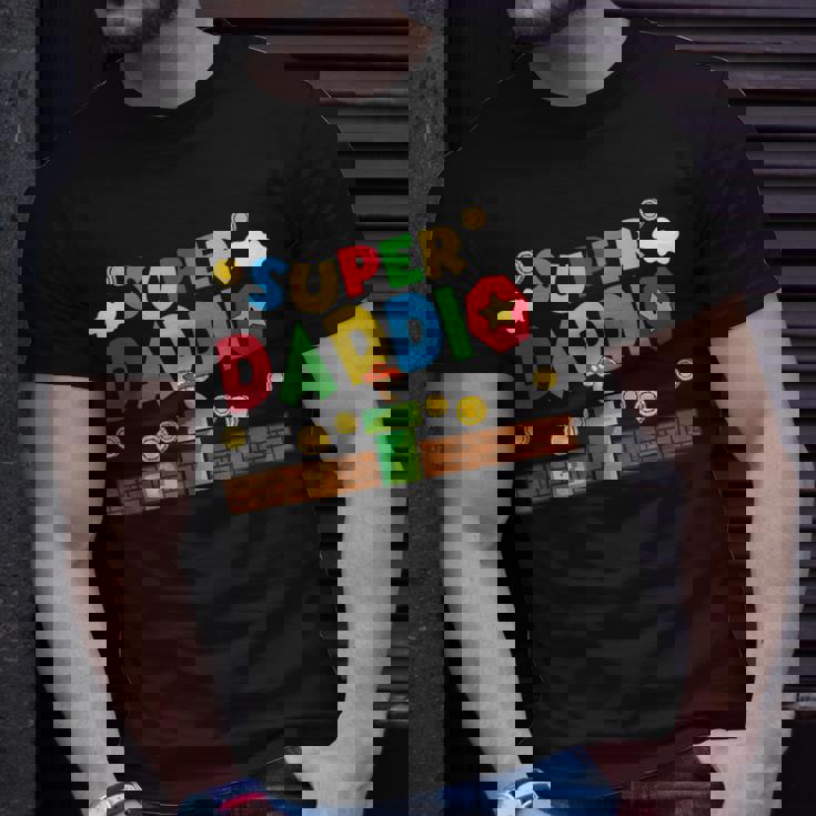Super Daddio Gamer Daddy Unisex T-Shirt Gifts for Him