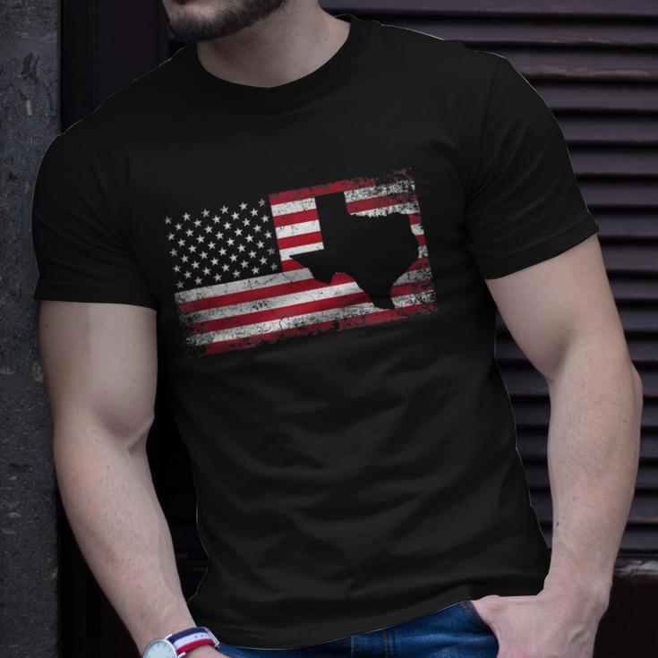 Texas 4Th Of July American Flag Usa Patriotic Men Women Unisex T-Shirt Gifts for Him