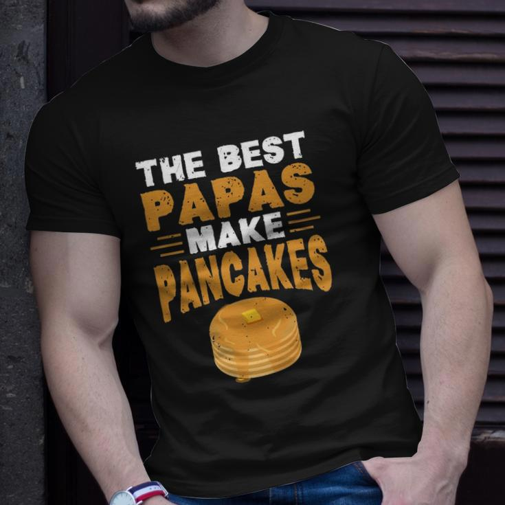 The Best Papas Make Pancakes Unisex T-Shirt Gifts for Him