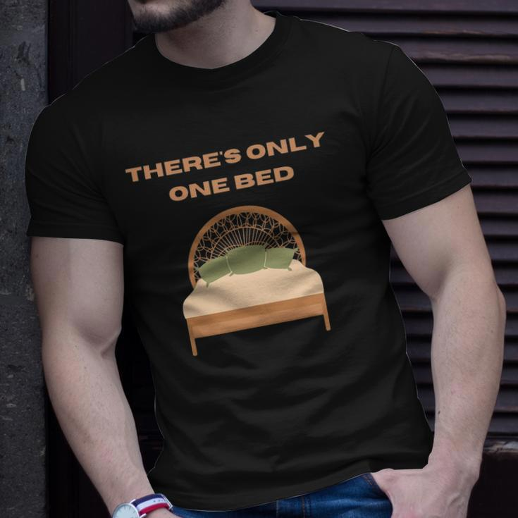 Theres Only One Bed Fanfiction Writer Trope Gift Unisex T-Shirt Gifts for Him