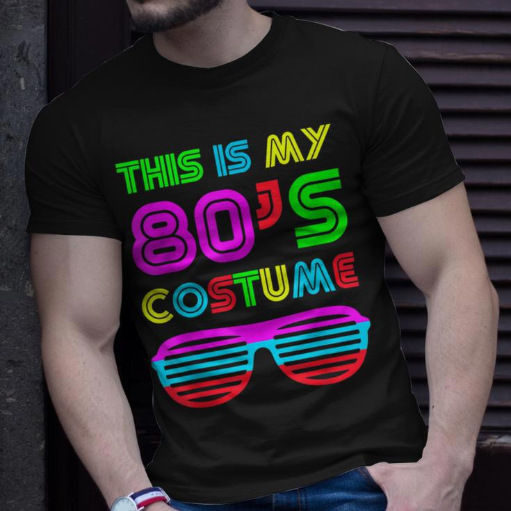 This Is My 80S Costume Retro Halloween Disco Costume Unisex T-Shirt Gifts for Him