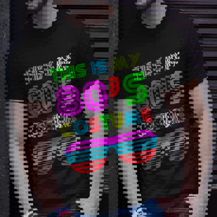 This Is My 80S Costume Retro Halloween Disco Costume Unisex T-Shirt Gifts for Him