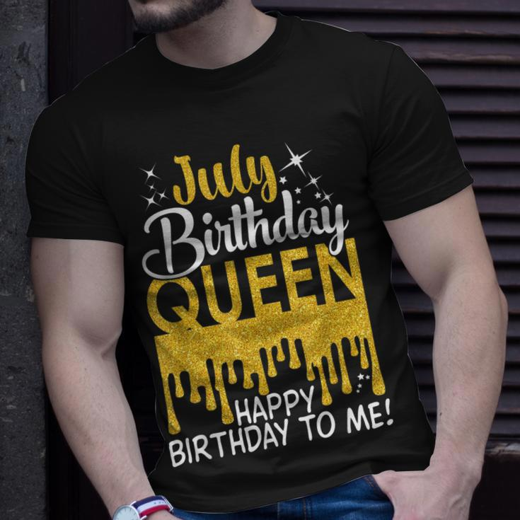 This Queen Was Born In July Happy Birthday To Me July Queen Unisex T-Shirt Gifts for Him