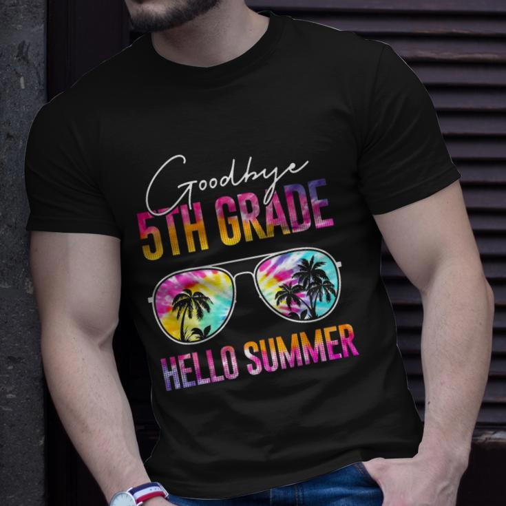 Tie Dye Goodbye 5Th Grade Hello Summer Last Day Of School Unisex T-Shirt Gifts for Him