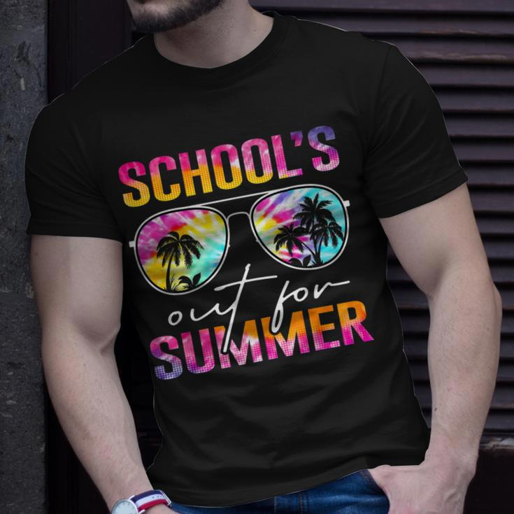 Tie Dye Last Day Of School Schools Out For Summer Teacher Unisex T-Shirt Gifts for Him