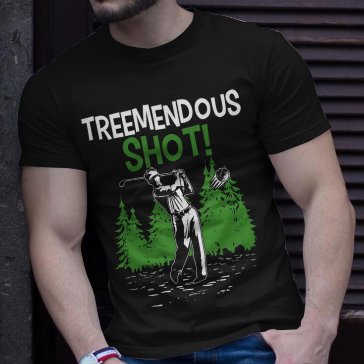 Treemendous Golf Shot In The Trees 66 Trending Shirt Unisex T-Shirt Gifts for Him