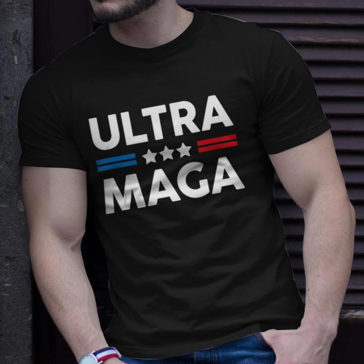Ultra Maga Patriotic Trump Republicans Conservatives Apparel Unisex T-Shirt Gifts for Him