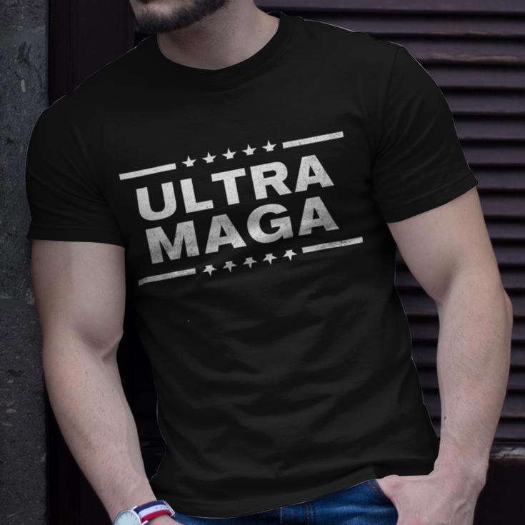 Ultra Maga United State Flag V4 Unisex T-Shirt Gifts for Him