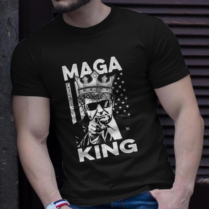 Ultra Maga Us Flag Donald Trump The Great Maga King T-shirt Gifts for Him