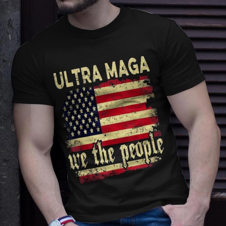 Ultra Maga We The People Vintage Unisex T-Shirt Gifts for Him