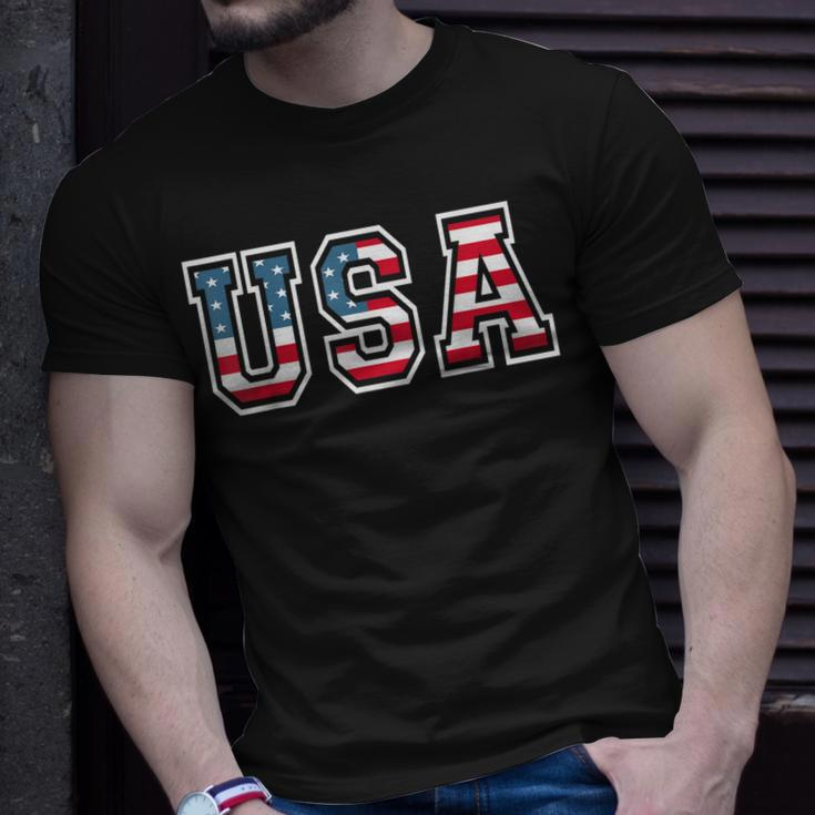 Usa Us Flag Patriotic 4Th Of July America V2 Unisex T-Shirt Gifts for Him