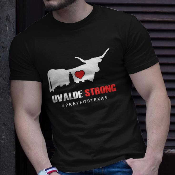Uvalde Strong Pray For Texas Anti Gun Pray For Texas Unisex T-Shirt Gifts for Him