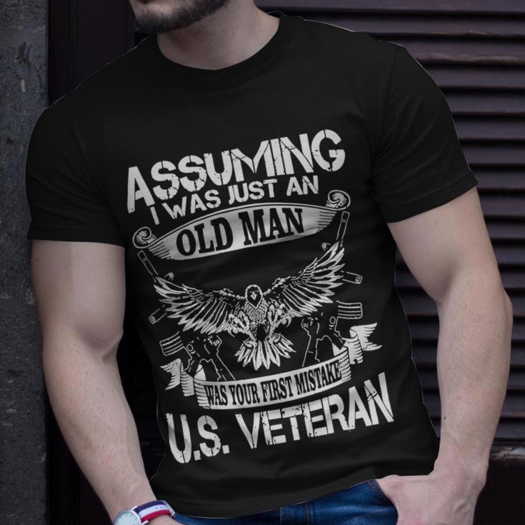 Veteran Us Veteran 43 Navy Soldier Army Military Unisex T-Shirt Gifts for Him