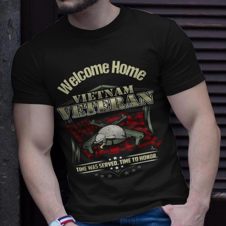 Veteran Veterans Day Welcome Home Vietnam Veteran Time To Honor 699 Navy Soldier Army Military Unisex T-Shirt Gifts for Him
