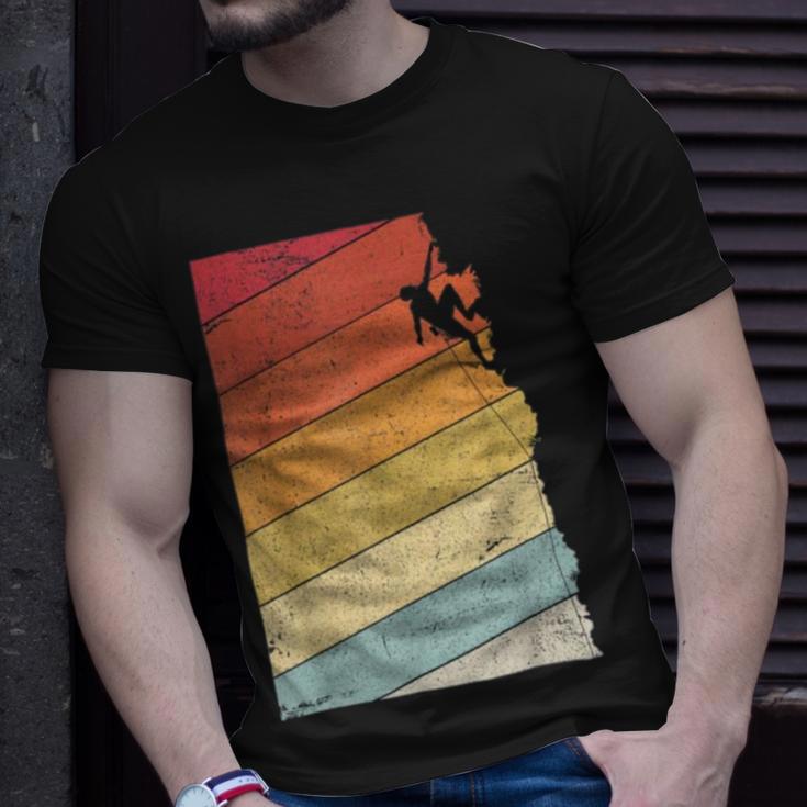 Vintage Retro Rock Climber 180 Shirt Unisex T-Shirt Gifts for Him