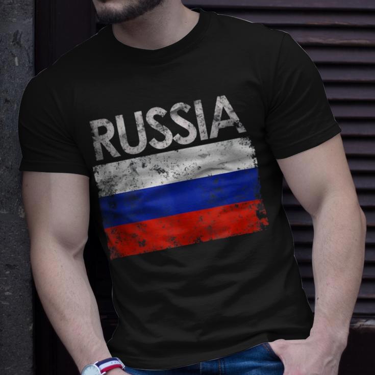 Vintage Russia Russian Flag Pride 500 Trending Shirt Unisex T-Shirt Gifts for Him