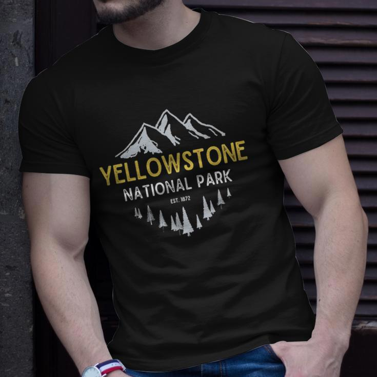 Vintage Yellowstone National Park Retro Est 1872 Unisex T-Shirt Gifts for Him