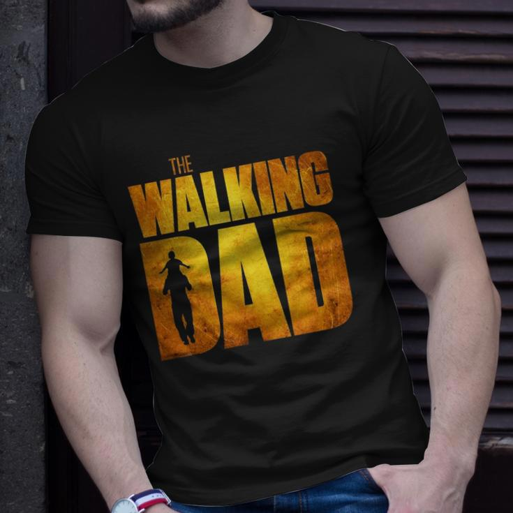 Walking Dad Fathers Day Best Grandfather Men Fun Gift Unisex T-Shirt Gifts for Him