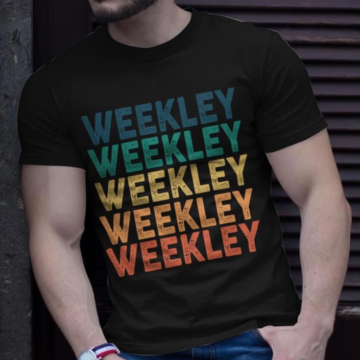 Weekley Name Shirt Weekley Family Name Unisex T-Shirt Gifts for Him