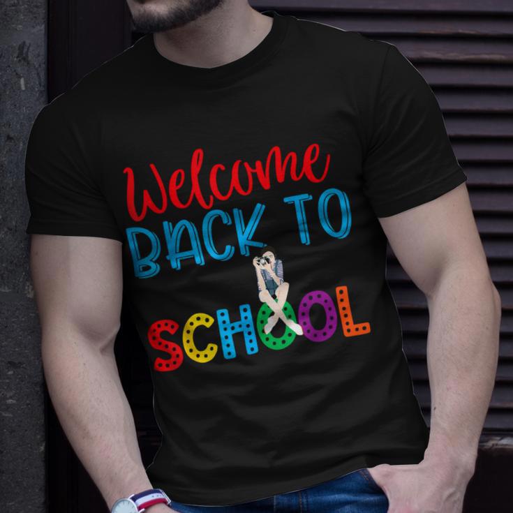 Welcome Back To School Funny Teacher 491 Shirt Unisex T-Shirt Gifts for Him