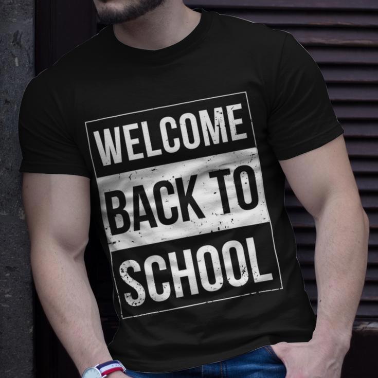 Welcome Back To School Funny Teacher 492 Shirt Unisex T-Shirt Gifts for Him