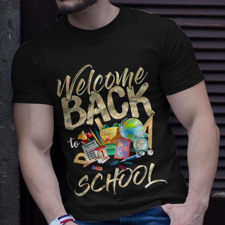 Welcome Back To School Funny Teachers 489 Shirt Unisex T-Shirt Gifts for Him