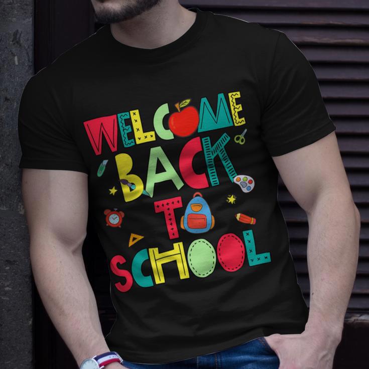 Welcome Back To School Happy First Day 488 Shirt Unisex T-Shirt Gifts for Him