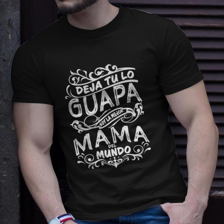 Womens Camisa De Mujer Mejor Mama Del Mundo Para Día De La Madre Unisex T-Shirt Gifts for Him