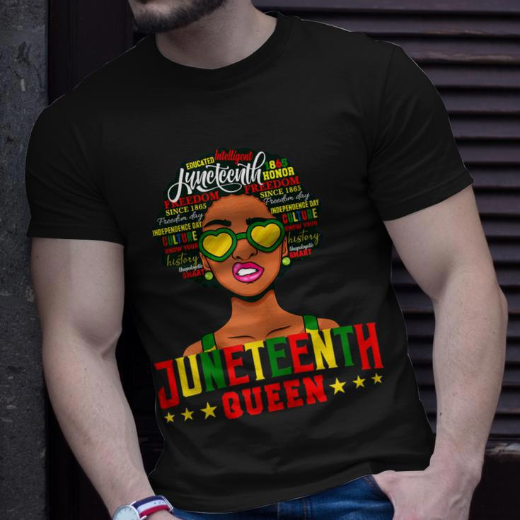 Womens Juneteenth Women Natural Afro Queen Unisex T-Shirt Gifts for Him