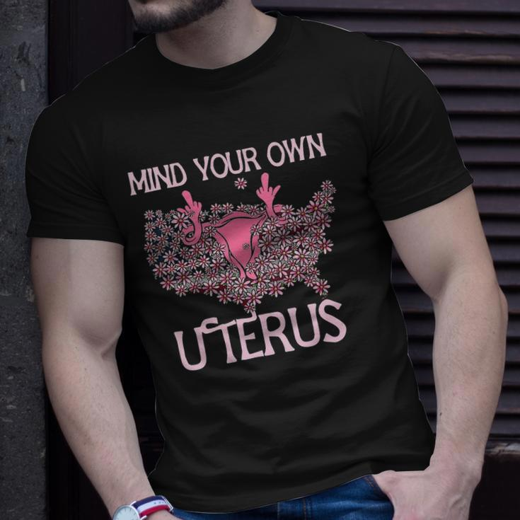 Womens Mind Your Own Uterus Pro-Choice Feminist Womens Rights Unisex T-Shirt Gifts for Him