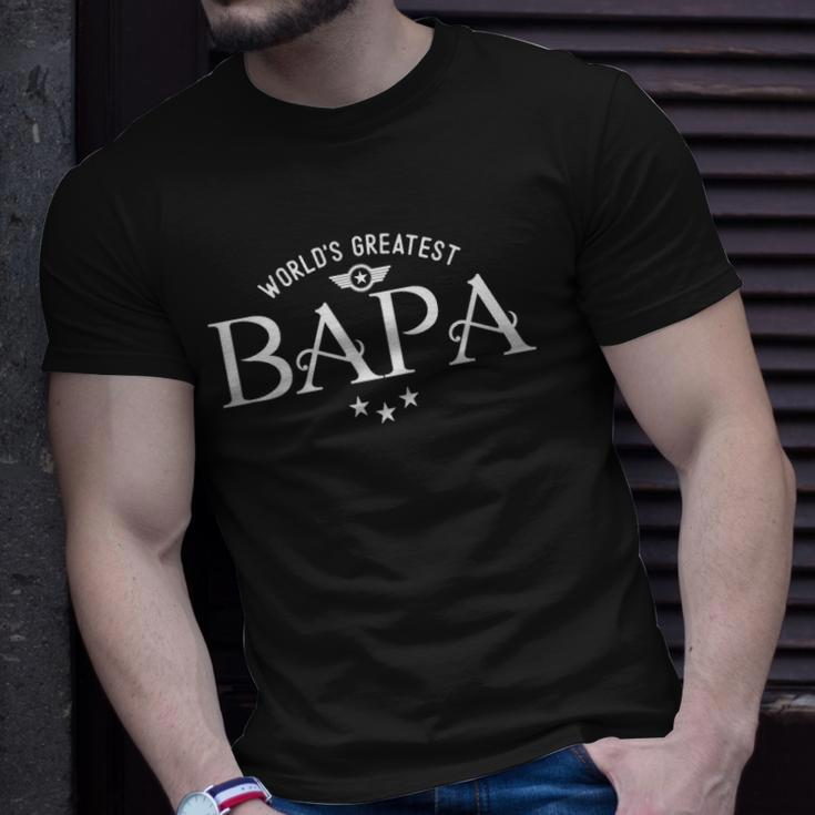 Worlds Greatest Bapa Fathers Day Unisex T-Shirt Gifts for Him