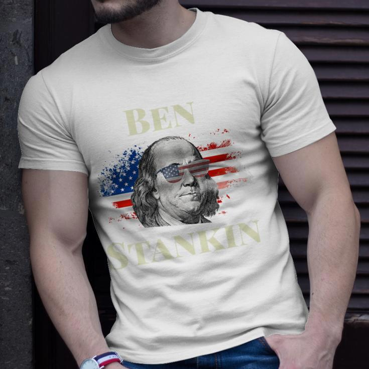 4Th Of July Stoner Gifts For Dad Boyfriend Men Ben Drankin Unisex T-Shirt Gifts for Him