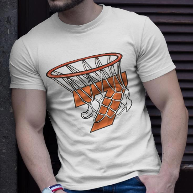 7Th Birthday Basketball 7 Years Old Kid For Birthday Party Unisex T-Shirt Gifts for Him