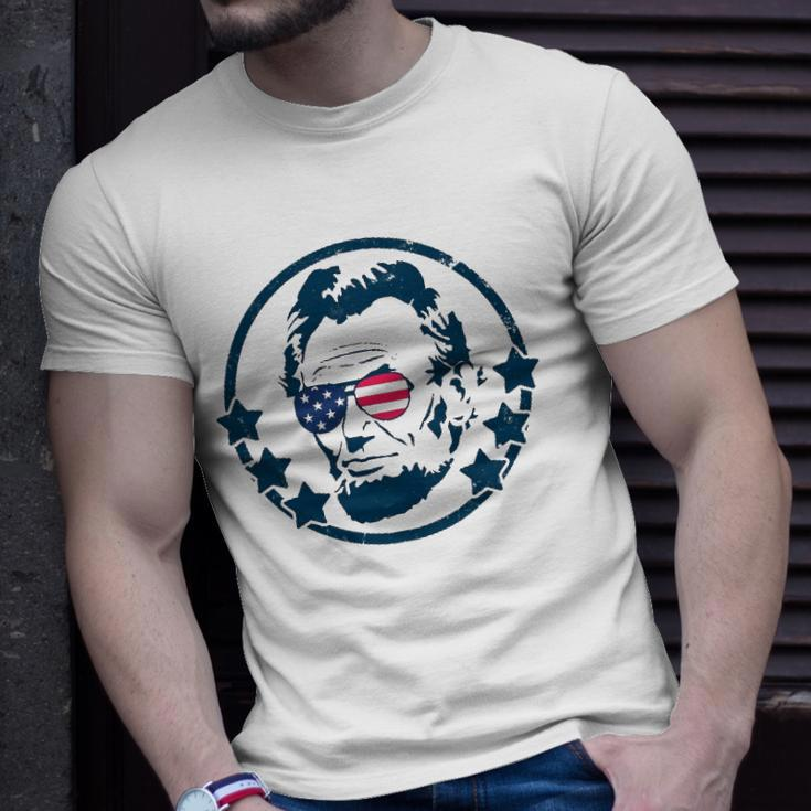 Abraham Lincoln 4Th Of July Usa Tee Gift Unisex T-Shirt Gifts for Him