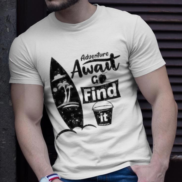 Adventure Await Go Find Itsummer Shirt Travel Tee Adventure Shirts Action Shirt Funny Tees Graphic Tees Unisex T-Shirt Gifts for Him