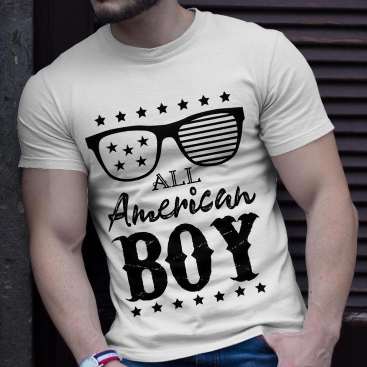 All American Boy 4Th Of July Boys Kids Sunglasses Family Unisex T-Shirt Gifts for Him