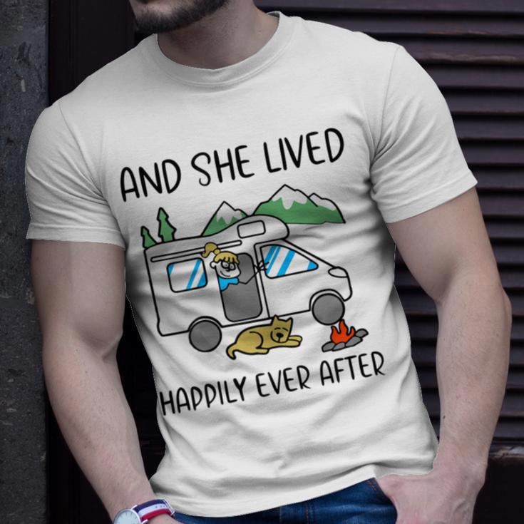 And She Lived Happily Ever After Unisex T-Shirt Gifts for Him