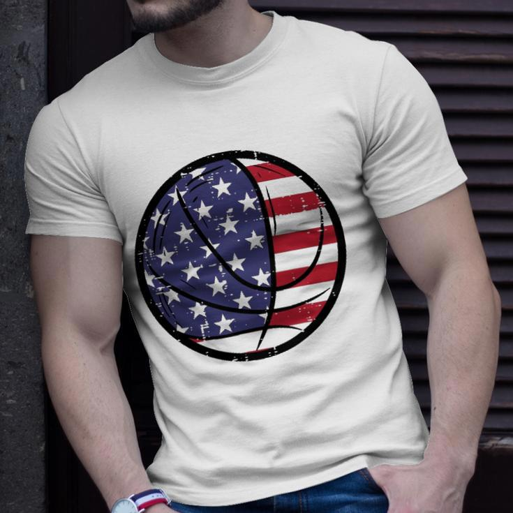 Basketball Fourth July 4Th Sports Patriotic Men Women Kids Unisex T-Shirt Gifts for Him